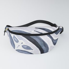 black and white pattern Fanny Pack