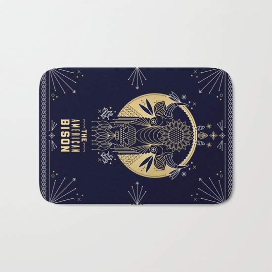The American Bison Bath Mat
