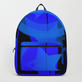 Blue stars and stripes Backpack | Pop Art, Pattern, Abstract, Stars, Black, Comic, Stencil, Graphicdesign, Digital, Urbanmood 