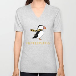 Hufflepuffin V Neck T Shirt