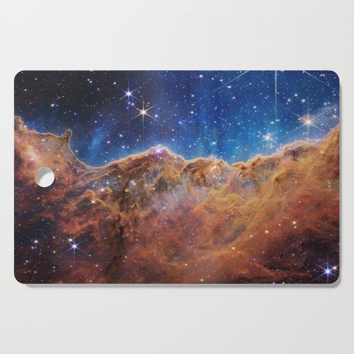 Cosmic Cliffs In Carina JWST First Images Cutting Board