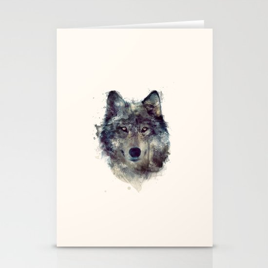 Wolf // Persevere Stationery Cards