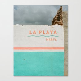 La Playa Marfa on Film Canvas Print