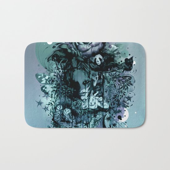 Doom and Bloom Bath Mat