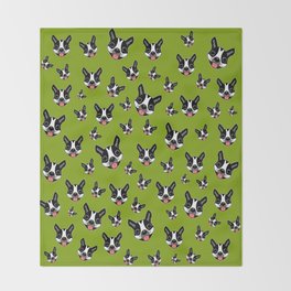 Bostonterrier Throw Blankets For Any Room Or Decor Style Society6