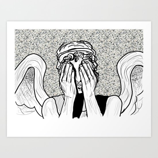 Weeping Angel Art Print