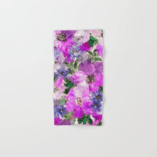 Splendid Flowers Hand & Bath Towel
