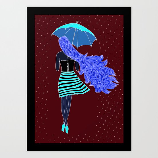Rain Art Print