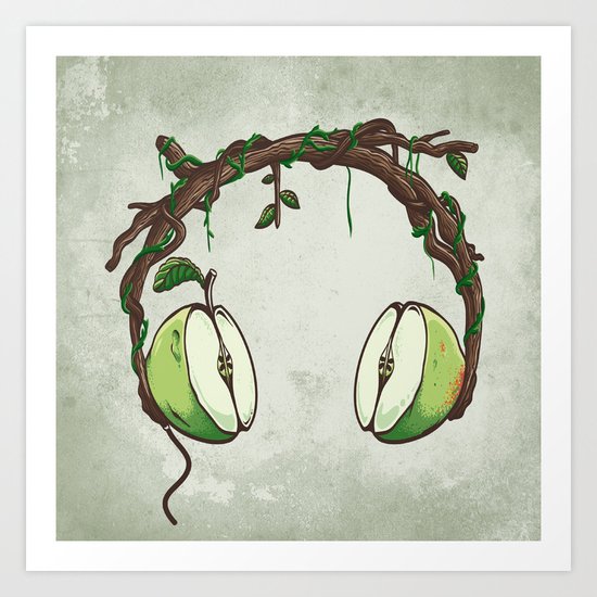 Apple Beats Art Print