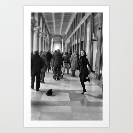 Tip Tap dancer Art Print