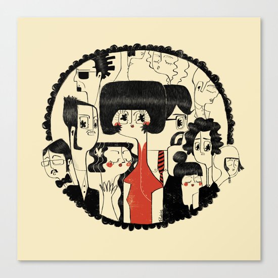 Crowd Canvas Print