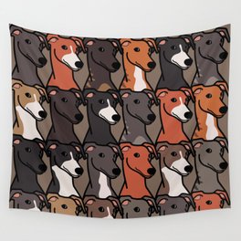 Greyhound colors pattern Wall Tapestry