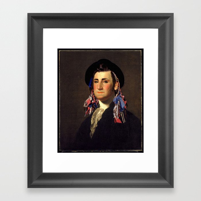Boy George Washington Framed Art Print