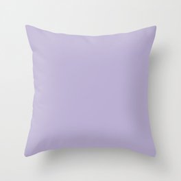 Pastel Lilac Throw Pillow