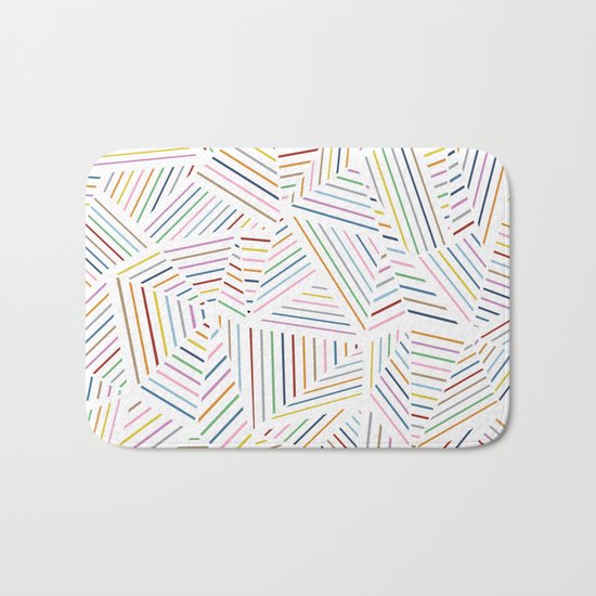 Ab Linear Rainbowz Bath Mat