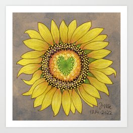 sunflower 7 Art Print