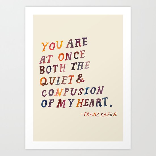 Kafka Art Print