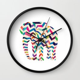 Elephant in the Room Wall Clock