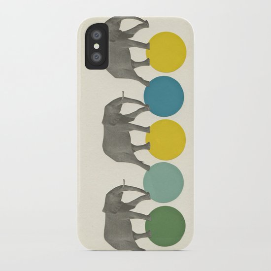 Travelling Elephants iPhone Case
