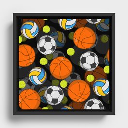 Sports Framed Canvas
