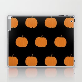 Seamless Pattern with Pumpkins. Halloween Background.  Laptop Skin