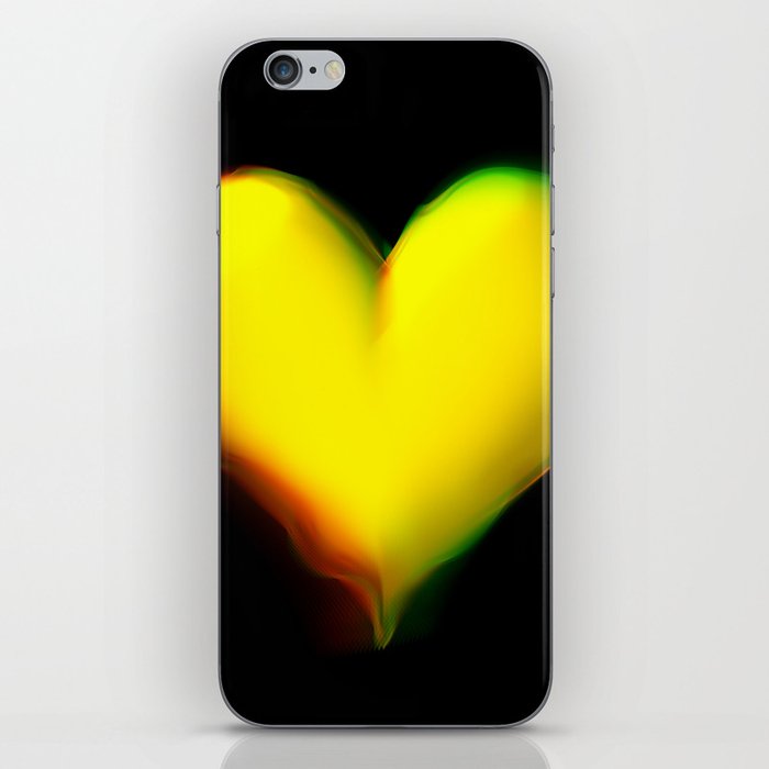 Yellow Hearts iPhone Skin