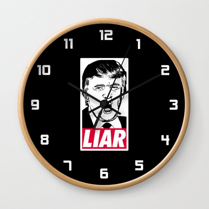 Trump - Liar Wall Clock