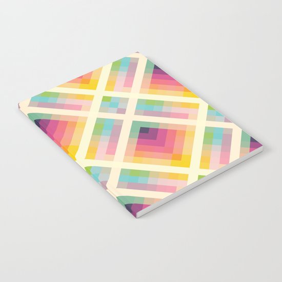 Retro Rainbow Notebook