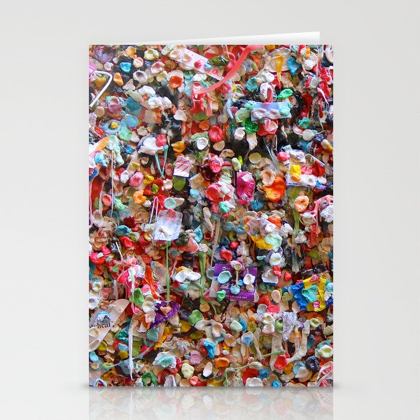 Gum Wall Stationery Cards