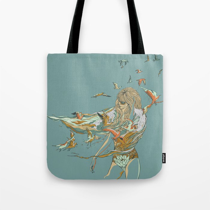 MELT INTO THE OCEAN Tote Bag