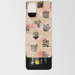 Watercolor Vintage Roses Pattern Android Card Case
