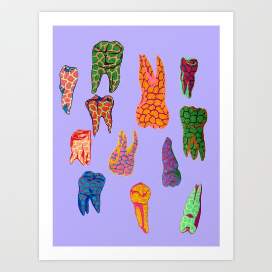 Teeth Art Print