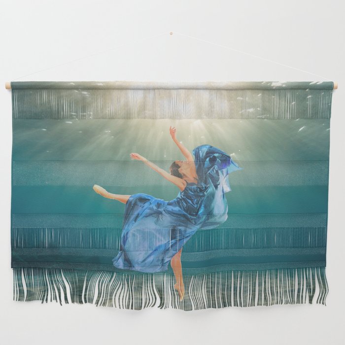 Dancing in Turquoise Waters Wall Hanging