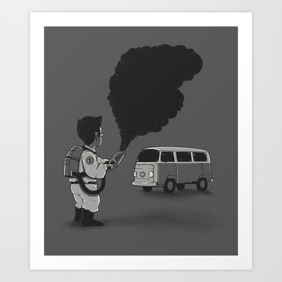 Smokebuster Art Print