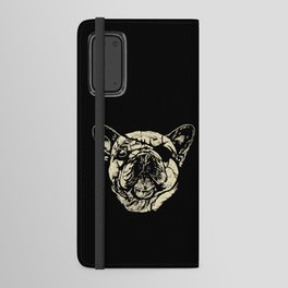 French Bulldog Frenchie Drawing Android Wallet Case