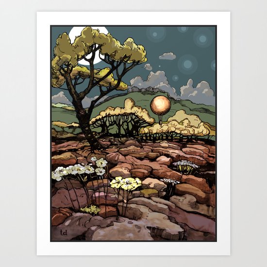 April 9, 2012 - adjusted color Art Print