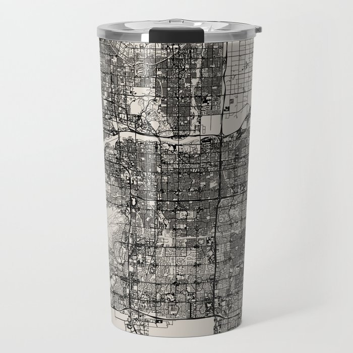 Tempe, USA - City Map Drawing Travel Mug