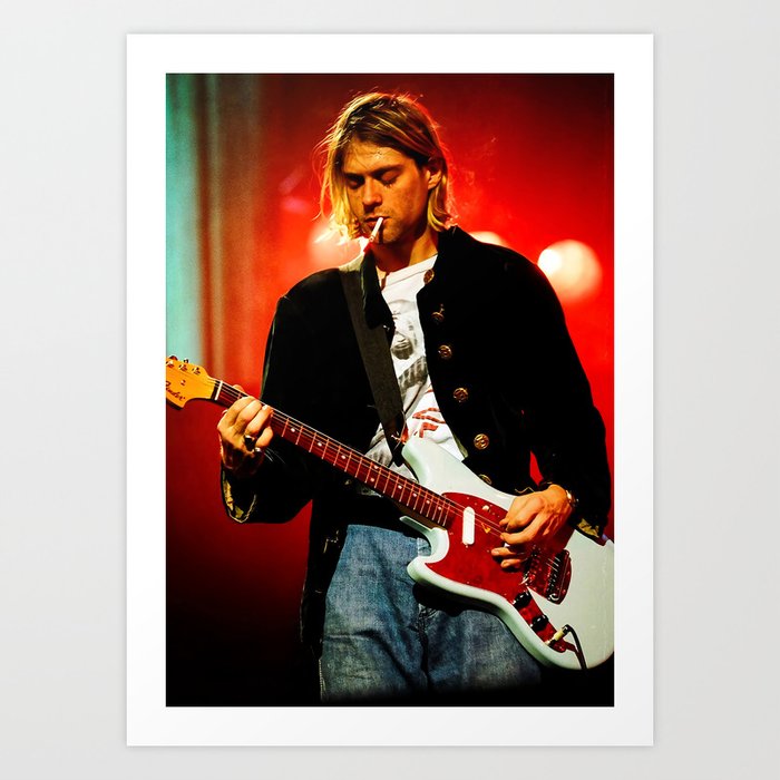 Kurt Coba In Poster Nirvana Poster Music Print Nirvana Art Vintage Poster Canvas Poster Wall Art Poster Gift Album Art Nirvana Print Art Print By Beautiful Fashion Shop Mk Society6
