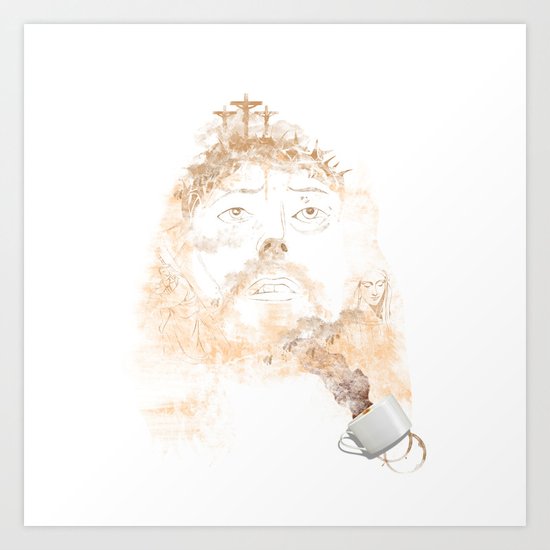 A CUP OF FAITH Art Print
