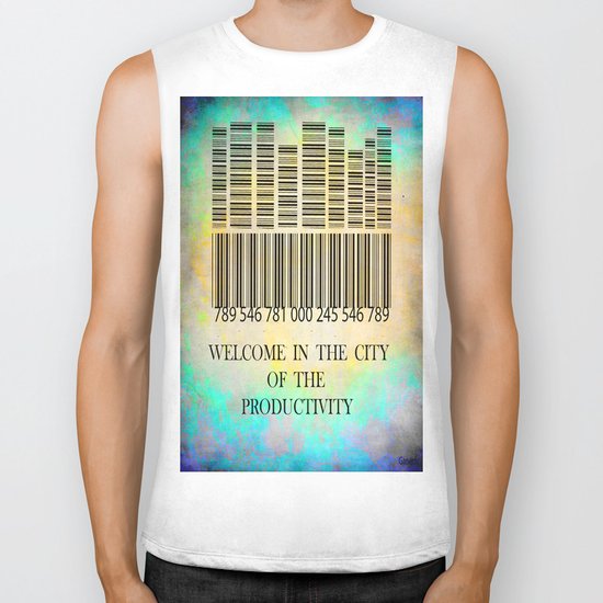 Welcome in the city of the productivity Biker Tank