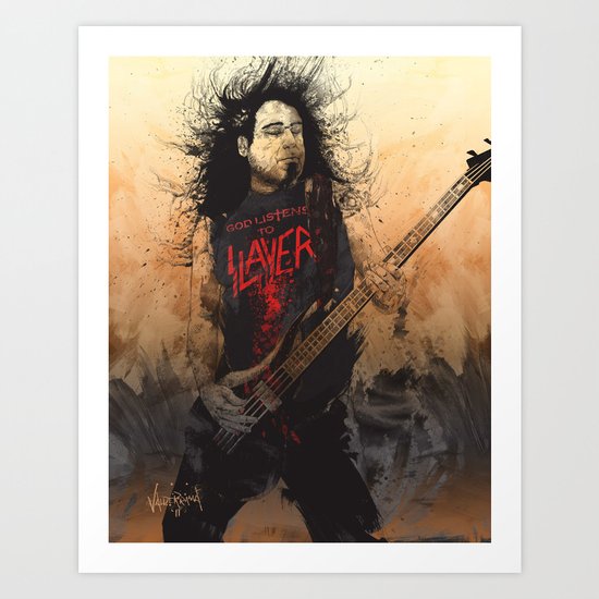 Tom Araya Art Print