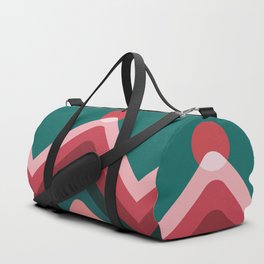 Abstraction_NEW_SUNRISE_SUNSET_MOUNTAINS_LAYER_POP_ART_0514A Duffle Bag
