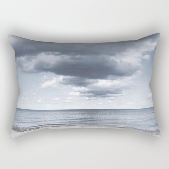 Looking for the clouds - Beach Ocean Sea Cloud Water Landscape on #Society6 Rectangular Pillow
