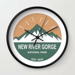 New River Gorge National Park Wall Clock