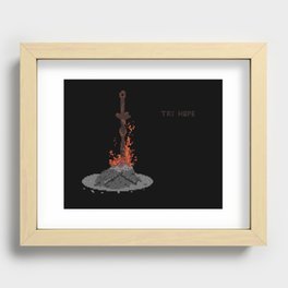 Try Hope Recessed Framed Print