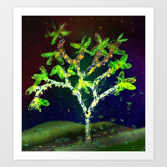 Abstract Tree Art Print