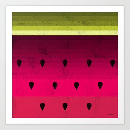 Watermelon Art Print