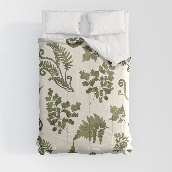 Green Fern Medley Comforter