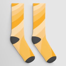 Honey Spiraling Socks