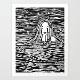 Sea Nymph Art Print